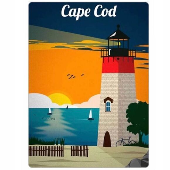 Cape Cod Lighthouse Magnet - Picture 2 of 2